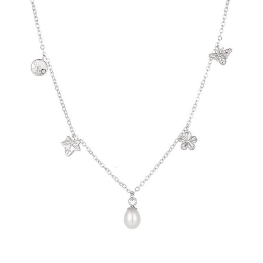 Seasons Charm Necklace - Sterling Silver