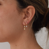 Petal Hoops - 14K Gold Plated