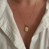 Petite Birthstone Charm - 14K Gold Plated