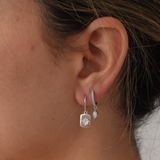 Hilary Hoops - Sterling Silver
