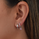 Lily Hoops - Sterling Silver