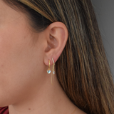 Ethereal Chain Huggies - 14K Gold Plated