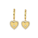 Cupid Hoops - 14K Gold Plated
