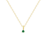 Petite Birthstone Charm - 14K Gold Plated