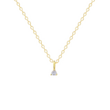 Petite Birthstone Charm - 14K Gold Plated