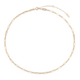 Deco Link Necklace - 14K Gold PVD Plated