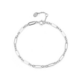 Deco Link Bracelet - Sterling Silver
