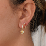Cupid Hoops - 14K Gold Plated