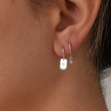 Amulet Huggies - Sterling Silver