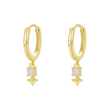 Mystic Hoops - 14K Gold Plated