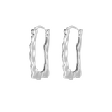 Tide Hoops - Sterling Silver