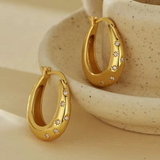 Ailani Hoops - 14K Gold Plated