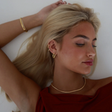 Infinite Bezel Tennis Necklace - 14K Gold Vermeil
