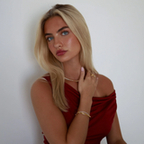 Infinite Bezel Tennis Necklace - 14K Gold Vermeil