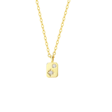Petite Amulet Necklace - 14K Gold Plated