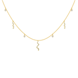 Serpent Necklace - 14K Gold Plated