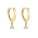 Petal Hoops - 14K Gold Plated