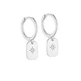 Amulet Huggies - Sterling Silver