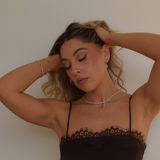 Petite Tennis Necklace - Sterling Silver