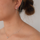 Pia Hoops - Sterling Silver