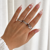 Ripple Ring - Stainless Steel