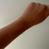 Paperclip Bracelet - 14K PVD Gold Plated