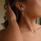 Homeward Hoops - Sterling Silver