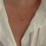 Petite Birthstone Charm - 14K Gold Plated