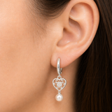 Love Note Hoops - Sterling Silver