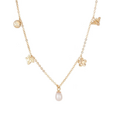 Seasons Charm Necklace - 14k Gold Vermeil