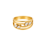 Bella Ring - 18K Gold Plated Stainless Steel