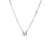 Petite Letter Necklace - Sterling Silver