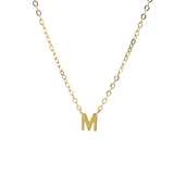 Petite Letter Necklace - 14K Gold Vermeil
