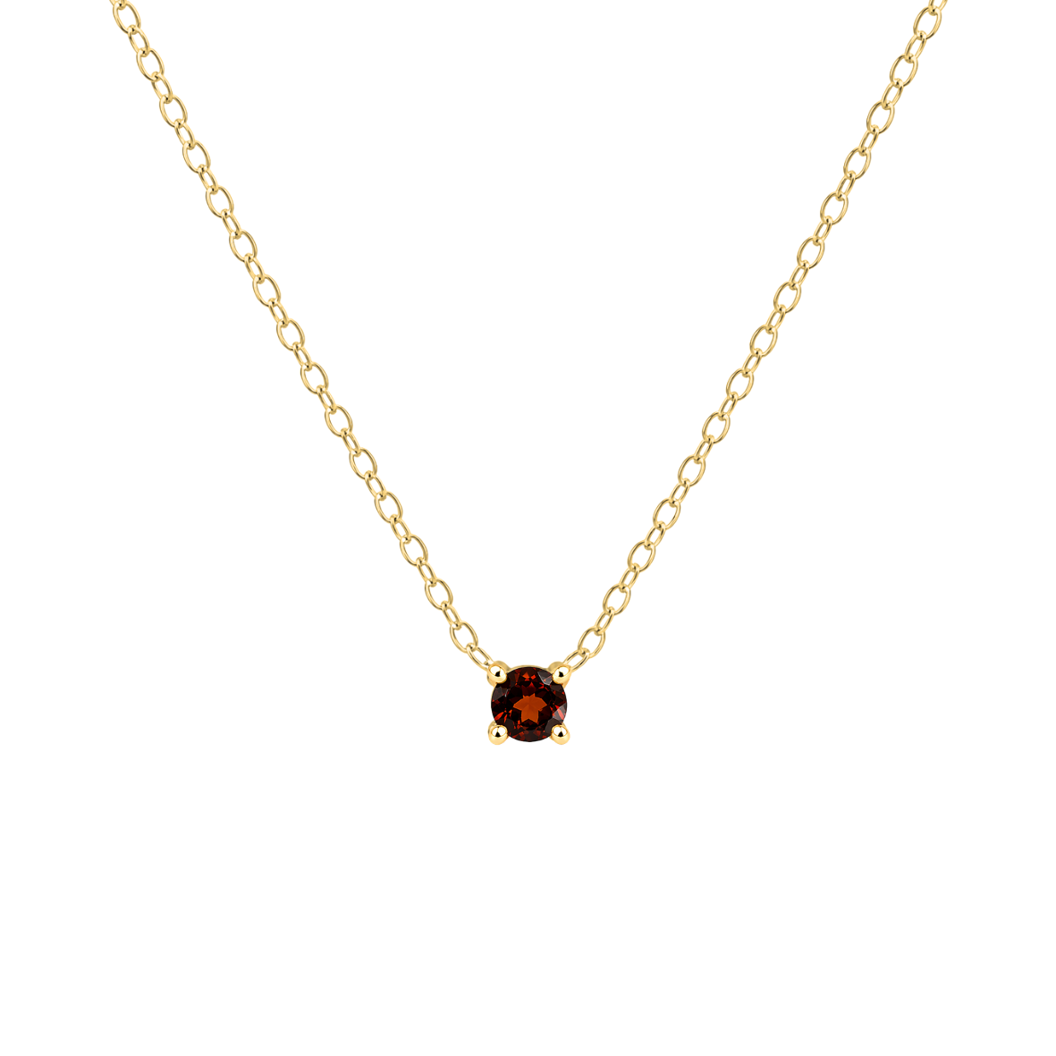 Petite Birthstone Necklace - 14K Gold Vermeil
