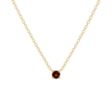 Petite Birthstone Necklace - 14K Gold Vermeil
