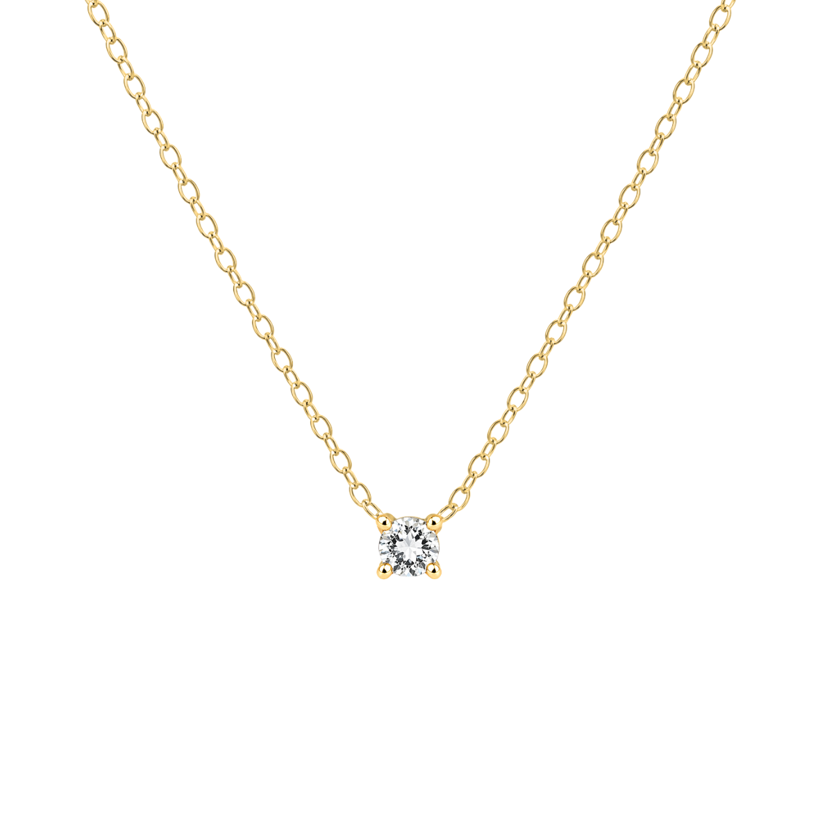 Petite Birthstone Necklace - 14K Gold Vermeil