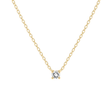 Petite Birthstone Necklace - 14K Gold Vermeil