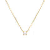 Petite Birthstone Necklace - 14K Gold Vermeil