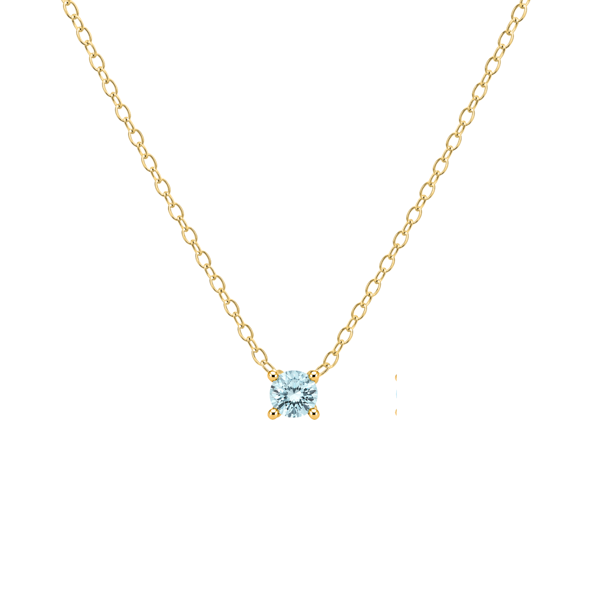 Petite Birthstone Necklace - 14K Gold Vermeil