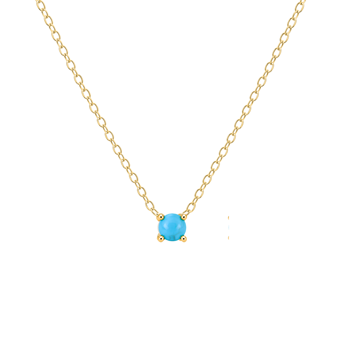 Petite Birthstone Necklace - 14K Gold Vermeil