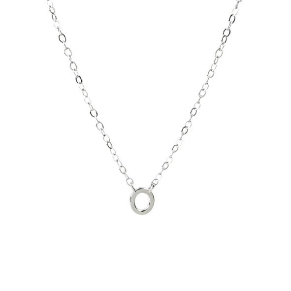 Petite Letter Necklace - Sterling Silver