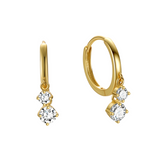 A pair of 14K gold-plated Lila Hoops earrings