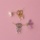 Love Note Hoops - 14K Gold Plated