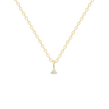Petite Birthstone Charm - 14K Gold Plated