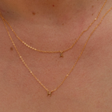 Petite Letter Necklace - 14K Gold Vermeil