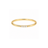 Georgie Ring - 18K Gold Plated Stainless Steel