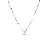 Petite Letter Necklace - Sterling Silver
