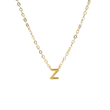 Petite Letter Necklace - 14K Gold Vermeil