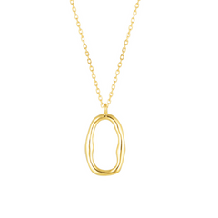 A 14K gold-plated Astra necklace 