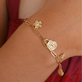 Paperclip Bracelet - 14K Gold PVD Plated